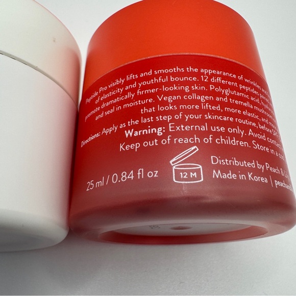 2x Peach & Lily Matcha Pudding Cream .84oz & Peptide Pro Firming Moisturizer .85 - Picture 6 of 6